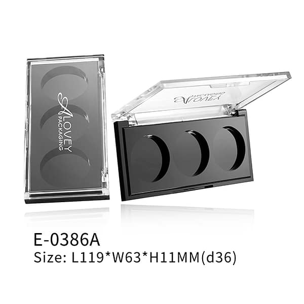 Triple eyeshadow case 